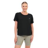 Roxy Kadın Siyah Kısa Kollu Tişört M Beden OCEANWAVE REGULAR EMBY Modeli
