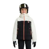 Roxy Snowyhill Puffy Kız Çocuk Beyaz Snowboard Ceketi