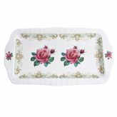 ROY KIRKHAM Vintage Rose Porselen Sandviç Tepsisi Fine Bone China İngiltere