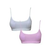 Royaleks 2 Adet Pedli İp Askılı Pembe Büstiyer