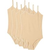 Royaleks 4 Adet İp Askılı Ten Kadın Çıtçıtlı Body