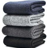 Royaleks 4 Çift Termal Kalın Kışlık Çorap Erkek Kadın Unisex Pamuk - Çok Renkli - 36 - 40