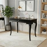 Roys Ahşap 100 cm Masif Rustik Siyah Dresuar