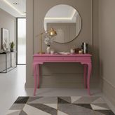 Roys Ahşap 120 cm Masif Rustik Pembe Dresuar