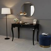 Roys Ahşap 120 cm Masif Rustik Siyah Dresuar