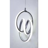 Rs Collections Modern Sarkıt Gold LED Avize Imza Led+Avize - Gümüş - 1