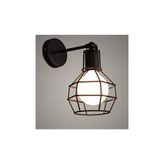 Rsylight Retro Mafsalı Aplik Kafes Aplik Duvar Lambası