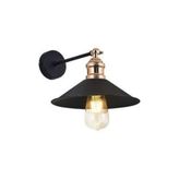Rsylight Retro Mafsalı Aplik Siyah Bakır 23 Cm