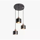 Rsylight Retro Metal Dekoratif 3 Lü Rustik Sarkıt Avize