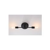 Rsylight Retro Metal Siyah 2'li Tavan Plofyoner Rustik Avize