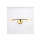 Rsylight Retro Modern Gold 2 Li Tavan Plofyoner Rustik Avize
