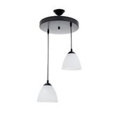 Rsylight Rys Retro Metal 2 Li Opal Camlı Modern Sarkıt Avize Çap:30 Cm