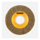 RTRMAX 200 mm Saçaklı Daire Tel Fırça