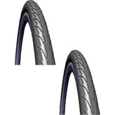 Rubena 24 Jant 24X1.90 3mm Zırhlı Reflektörlü Bisiklet Dış Lastiği Siyah V66 x 2 Adet