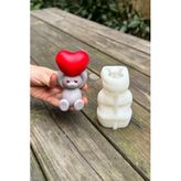 Rufus Concept Ayı Love Tekli Mum Kalıbı