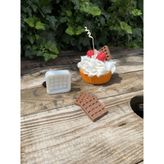 Rufus Concept Waffle Tekli Mum Kalıbı (Silikon) 1 Adet - 0,25 lt