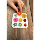Rufusconcept Çiçek Süsleme Set-3 9'lu Silikon Mum Kalıbı