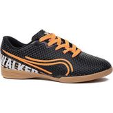 RUNSTEP Futsal Kaymaz Salon Futbolu Ayakkabısı - Siyah - Turuncu