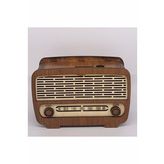 Rustik Ahşap Radyo Kumbara