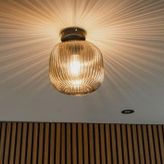 RUSTİK BAL PLOFONYER TAVAN AVİZE AVİZE 20CM RUSTİK VİNTAGE MYL003276