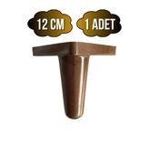Rüzgar Plastik 12Cm Ayak Mobilya Masa Ve Dolap Ayağı(12Cm)(Ahşap Desenli)(Kahverengi) Ahşap Rengi 12Cm 12Cm - 1 Adet