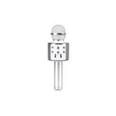 RXP Bluetooth Hoparlör Aux Usb Mikro Sd Kart Girişli Silver Karaoke Mikrofon Ws-858