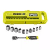 Ryobi RHRS11PC 3/8 inç 11 Parça Cırcırlı Lokma Takımı