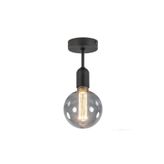 Rys Retro Metal Siyah Tavan Plofyoner Avize 10 cm