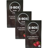 S-Box 3x12 Adet Çilek Aromalı Prezervatif