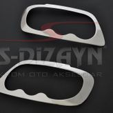 S Dizayn VW Caddy Krom Far Çerçevesi 2 Prç 2004-2010