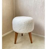 S Home Design Concept Coco Teddy Puf, Beyaz