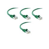 S-Link Cat6 Yeşil 10 Metre RJ45 Lan Kablosu Uçları Hazır Takılı Bilgisayar Modem Internet Ethernet Kablosu