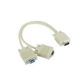 S-LİNK GABBLE GAB-VGY28 Vga Kablo Çoklayıcı 1 Erkerk 2 Dişi 30cm (AVD-397)