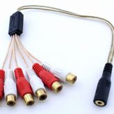 S-Link SL-DC56 3.5 mm Stereo 6'lı Ses Çoklayıcı