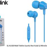 S-Link SL-KU160 Mavi Kulaklık