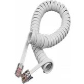 S-Link Telefon Ahize Spiral Beyaz Kordon Kablosu
