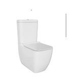 S25 Square Duvara Sıfır Kanalsız Klozet+rezervuar+iç Takım+klozet Kapağı Set Beyaz