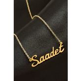 Saadet İsimli Kolye (Kişiye Özel)