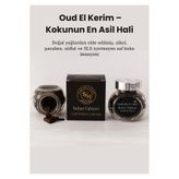 Sabuncu Hacı El Kerim Oud ve Oudh buhur Tütsü 30-40 gr Elektrikli Buhurdanlık Tütsüsü