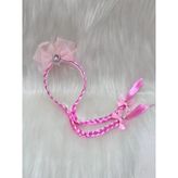 Saçlı Frozen Model Taç Pembe 40 cm