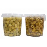 Sadıcım Kırma 650 gr + Izgara 600 gr Pet Kavanoz Yeşil Zeytin