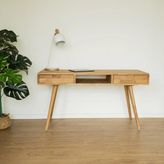 Şafak Mobilya Ahşap Basic Model Rustik Masif Çalışma Masası - 120 x 50