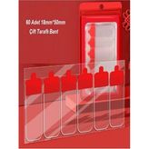 Safestore 60 Parça Kolay Açılır Güçlü Çift Taraflı Bant 18MMX50MM