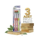 Safia 1+1 Yetişkin Diş Fırçası X3