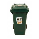 Saglam 120 lt Tekerlekli Eko Plastik Çöp ve Atık Konteyneri
