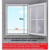 Sağlam Yapı 17X25 Kalın Profil Antrasit Menteşeli Sineklik 0,70 X 1,00