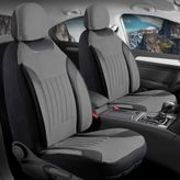 ŞAHİNLEROTOAKSESUAR Skoda Forman Station Wagon Tay Tüyü Oto Koltuk Kılıfı Fermuarlı Ön Arka Set Füme Edition