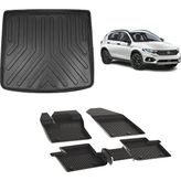 Sahler Fiat Egea Cross 2020 ve ve Sonrası 4.5d Pasas ve 3D Rizline Bagaj Havuzu - Siyah