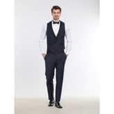 Saks Fitted Fit Şal Yaka Klasik Yelek - 52