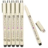 Sakura Pigma Micron Teknik Çizim Kalemi 6'lı Set